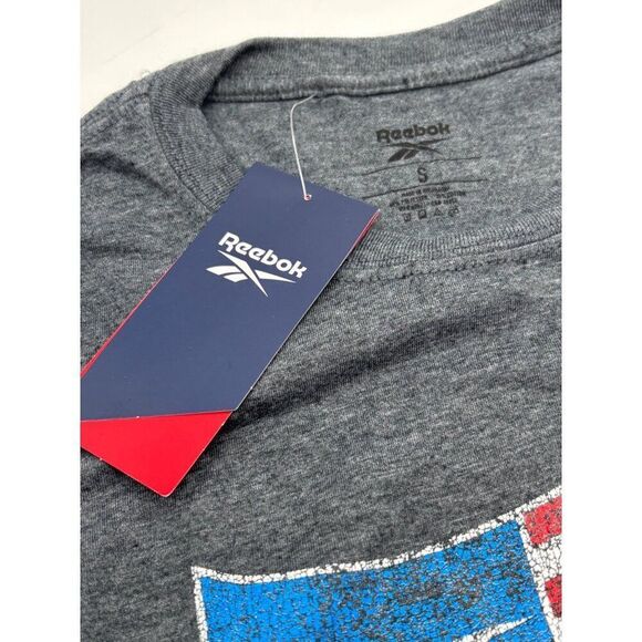 Rebook Men's Graphic T-Shirt GB1313, Dark Gray, Sz. S - Picture 7 of 11